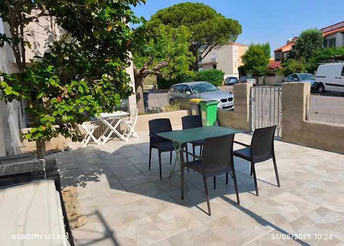 בית נופש Maison Catalane Renovee Montescot